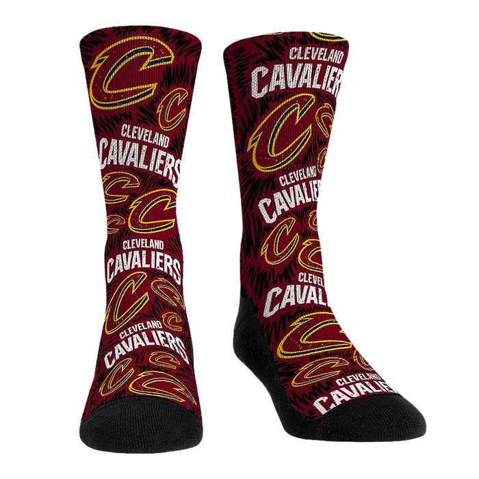 Cleveland Cavaliers - Logo Sketch by Rock 'Em Socks
