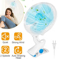 Clip-On 2 Speeds Quiet Clamp Fan by DailySale