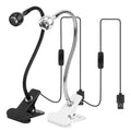 Clip On Reading Light USB Desk Clamp Lamp Flexible Gooseneck by DailySale