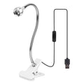 Clip On Reading Light USB Desk Clamp Lamp Flexible Gooseneck by DailySale