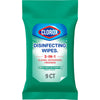 Clorox Disinfecting Wipes On The Go, Bleach Free Travel Wipes, Fresh Scent, 9 Count