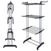 Clothes Drying Rack Rolling Collapsible Laundry Dryer Hanger Stand Rail