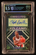Clyde Drexler 2021-22 Panini Obsidian Volcanic Signatures Electric Etch Green #22 #13/15 (Arena 9.5 | Autograph ) by Price Is Right Miami
