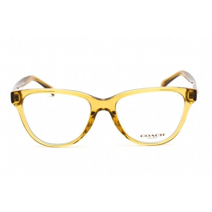 Coach Women's Eyeglasses Transparent Honey Plastic Cat Eye Frame 0HC6202U 5715 (Refurbished) by DailySale