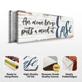 Coastal Beach House Sign II by Tailored Canvases