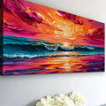 Coastal Sunset Wall Art by Tailored Canvases