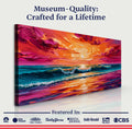 Coastal Sunset Wall Art by Tailored Canvases