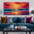 Coastal Sunset Wall Art by Tailored Canvases