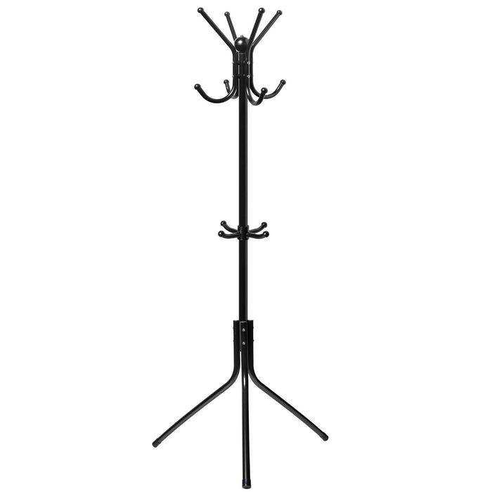 Coat & Hat Metal Rack Hanger Organizer Hooks with Stand by DailySale