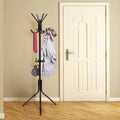 Coat & Hat Metal Rack Hanger Organizer Hooks with Stand by DailySale