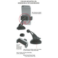 CobaltX Universal Windshield and Dash Mount With Leather Accent by DailySale
