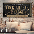 Cocktail Bar And Lounge Sign by Tailored Canvases