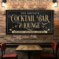Cocktail Bar And Lounge Sign by Tailored Canvases