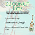 Coconut Lime Car Freshener by Wild Bear Market