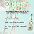 Coconut Lime Car Freshener by Wild Bear Market