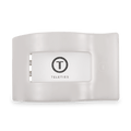 Coconut White Large Flat Rectangle Hair Clip by TELETIES