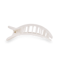Coconut White Large Flat Round Hair Clip by TELETIES