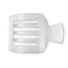 Coconut White Large Flat Square Hair Clip