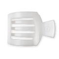 Coconut White Large Flat Square Hair Clip by TELETIES