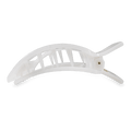 Coconut White Large Flat Square Hair Clip by TELETIES