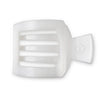 Coconut White Large Flat Square Hair Clip