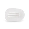 Coconut White Medium Flat Round Hair Clip
