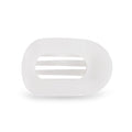 Coconut White Medium Flat Round Hair Clip by TELETIES