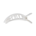 Coconut White Medium Flat Square Hair Clip by TELETIES