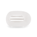 Coconut White Small Flat Round Hair Clip by TELETIES