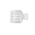 Coconut White Small Flat Square Hair Clip by TELETIES