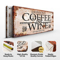 Coffee and Wine Sign II by Tailored Canvases