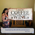 Coffee and Wine Sign II by Tailored Canvases