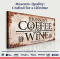 Coffee and Wine Sign II by Tailored Canvases