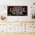 Coffee and Wine Sign III by Tailored Canvases