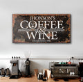 Coffee and Wine Sign III by Tailored Canvases