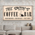 Coffee Bar Sign II by Tailored Canvases