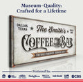 Coffee Bar Sign IX by Tailored Canvases