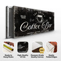 Coffee Bar Sign V by Tailored Canvases