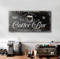 Coffee Bar Sign V by Tailored Canvases