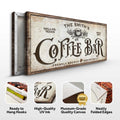 Coffee Bar Sign VII by Tailored Canvases