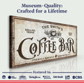 Coffee Bar Sign VII by Tailored Canvases