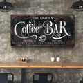 Coffee Bar Sign XI by Tailored Canvases