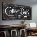Coffee Bar Sign XI by Tailored Canvases