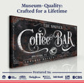 Coffee Bar Sign XI by Tailored Canvases