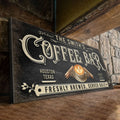 Coffee Bar Sign XII by Tailored Canvases