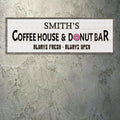 Coffee House And Donut Bar Sign II by Tailored Canvases