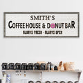 Coffee House And Donut Bar Sign II by Tailored Canvases