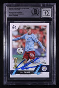 Cole Palmer Signed 2022-23 Topps UEFA Club Competitions Autograph Beckett 10 by Price Is Right Miami