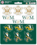 College of William & Mary Tribe 12-Piece Mini Decal Sticker Set, 5x6 Inch Sheet, Gift for football fans for any hard surfaces around home, automotive, personal items by Fielders Choice