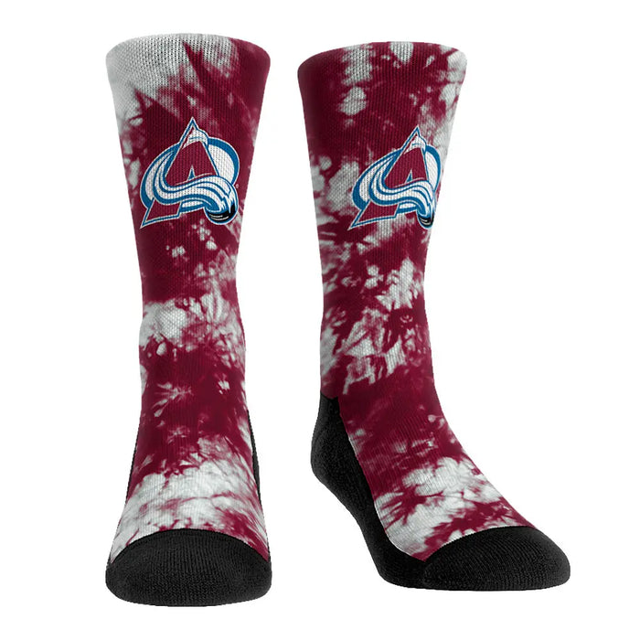 Colorado Avalanche - Team Tie Dye by Rock 'Em Socks